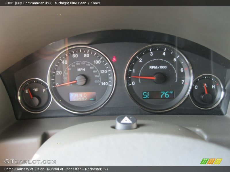 Midnight Blue Pearl / Khaki 2006 Jeep Commander 4x4