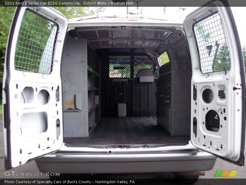 Oxford White / Medium Flint 2003 Ford E Series Van E250 Commercial