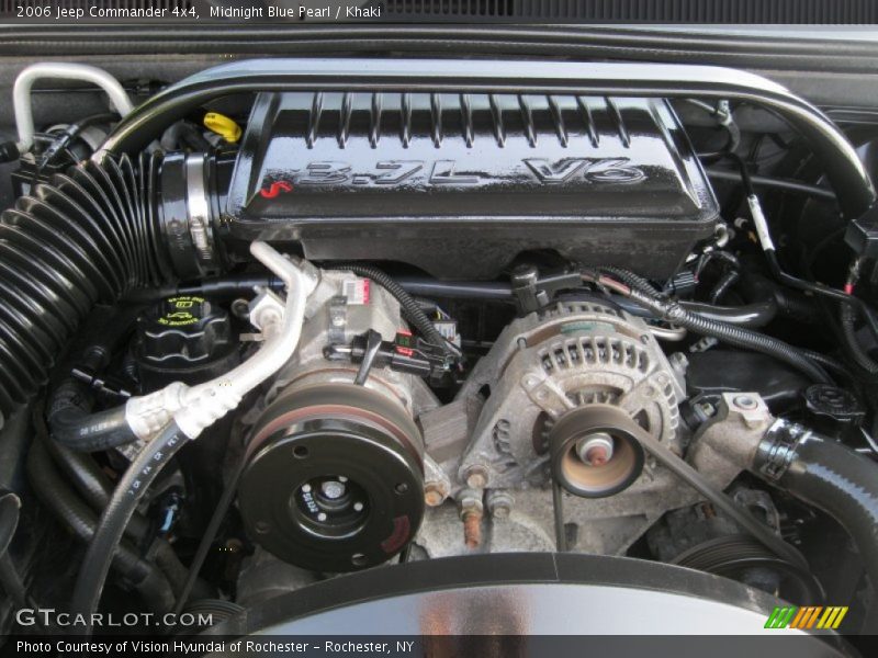 Midnight Blue Pearl / Khaki 2006 Jeep Commander 4x4