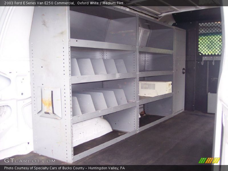 Oxford White / Medium Flint 2003 Ford E Series Van E250 Commercial