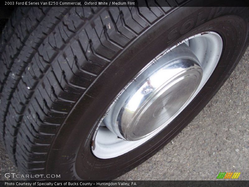 Oxford White / Medium Flint 2003 Ford E Series Van E250 Commercial