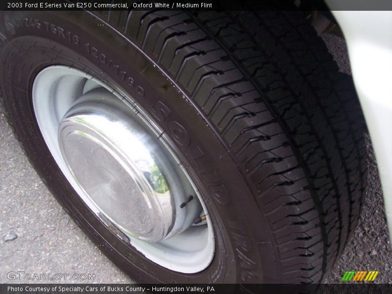 Oxford White / Medium Flint 2003 Ford E Series Van E250 Commercial