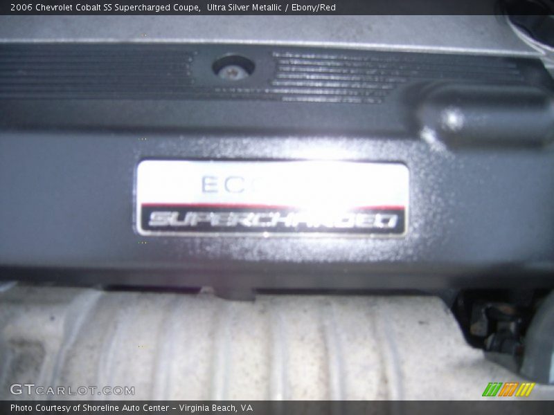 Ultra Silver Metallic / Ebony/Red 2006 Chevrolet Cobalt SS Supercharged Coupe