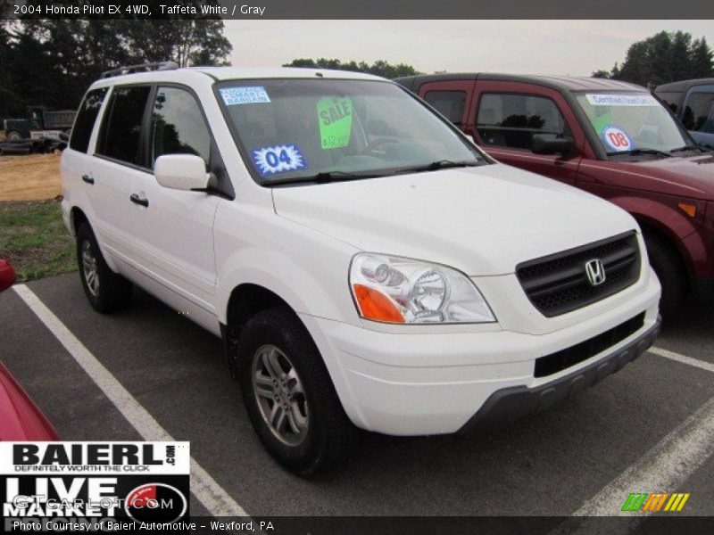 Taffeta White / Gray 2004 Honda Pilot EX 4WD