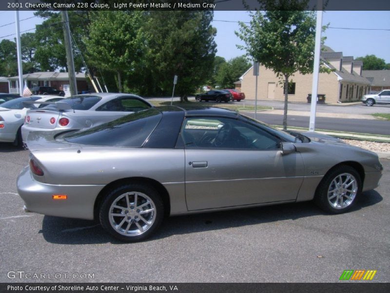 Light Pewter Metallic / Medium Gray 2001 Chevrolet Camaro Z28 Coupe