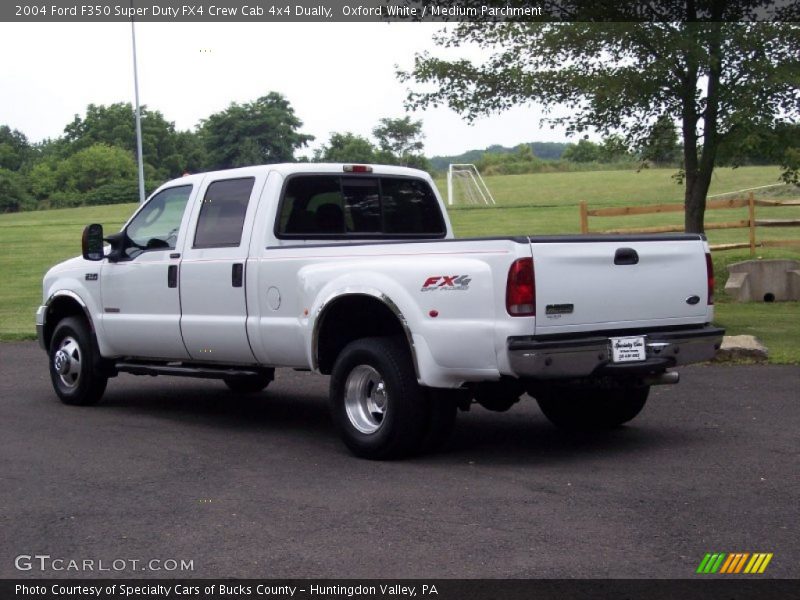 Oxford White / Medium Parchment 2004 Ford F350 Super Duty FX4 Crew Cab 4x4 Dually