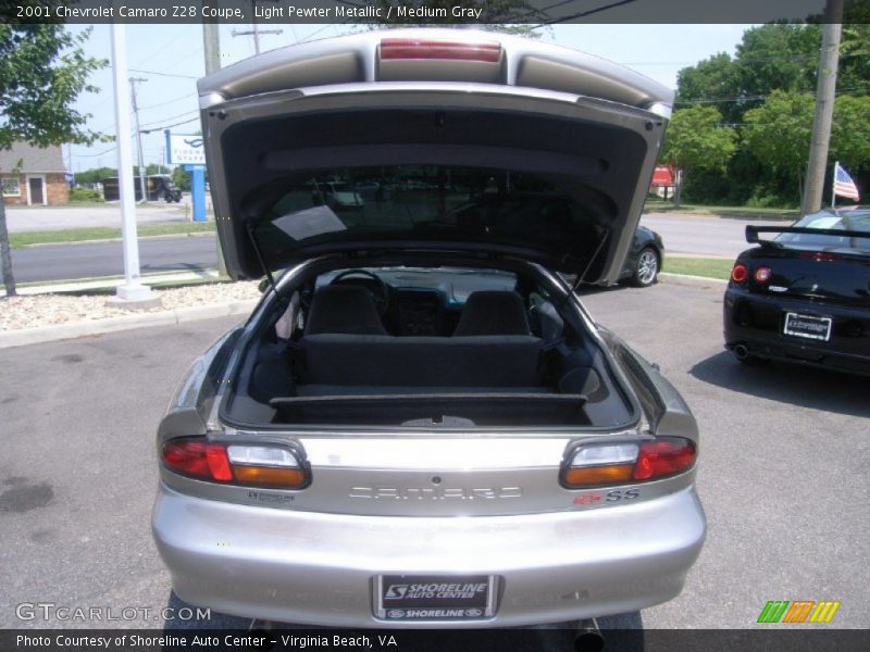 Light Pewter Metallic / Medium Gray 2001 Chevrolet Camaro Z28 Coupe