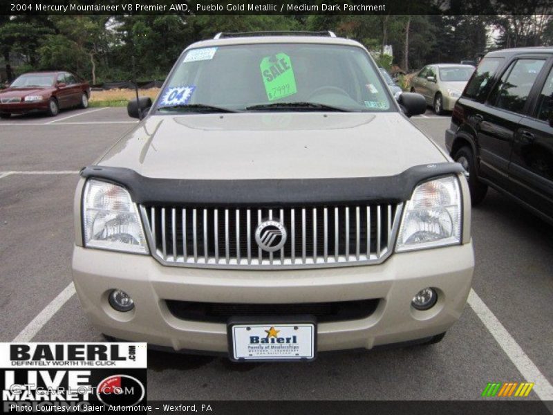 Pueblo Gold Metallic / Medium Dark Parchment 2004 Mercury Mountaineer V8 Premier AWD