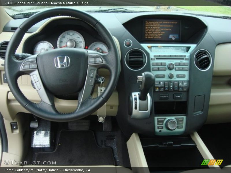 Dashboard of 2010 Pilot Touring