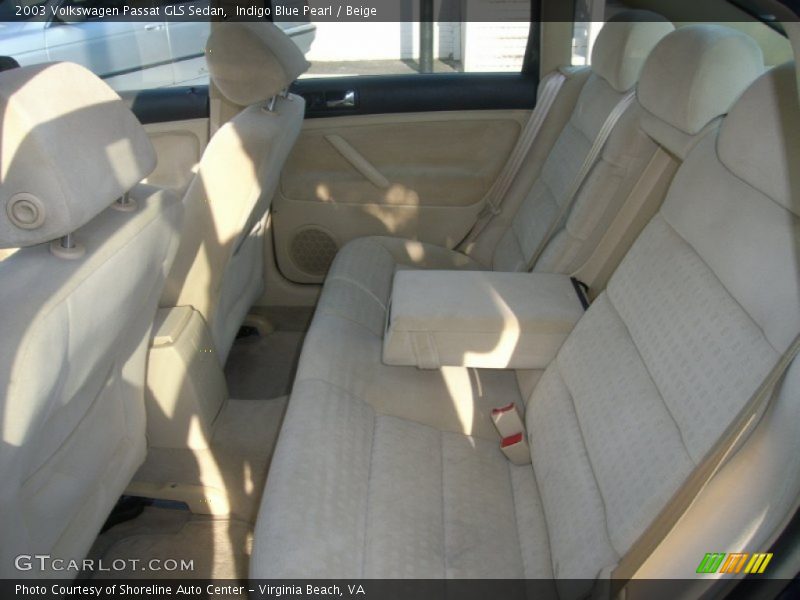 Indigo Blue Pearl / Beige 2003 Volkswagen Passat GLS Sedan
