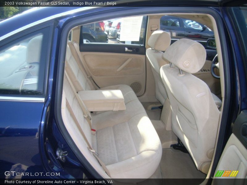 Indigo Blue Pearl / Beige 2003 Volkswagen Passat GLS Sedan