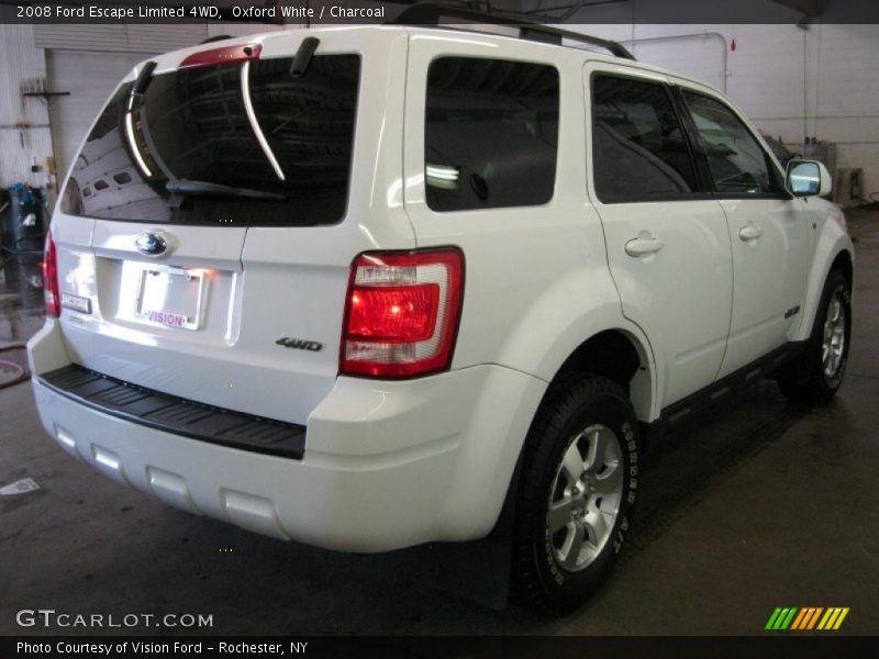 Oxford White / Charcoal 2008 Ford Escape Limited 4WD