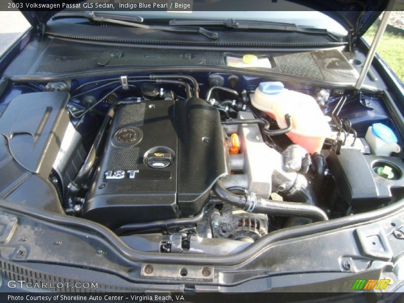 Indigo Blue Pearl / Beige 2003 Volkswagen Passat GLS Sedan