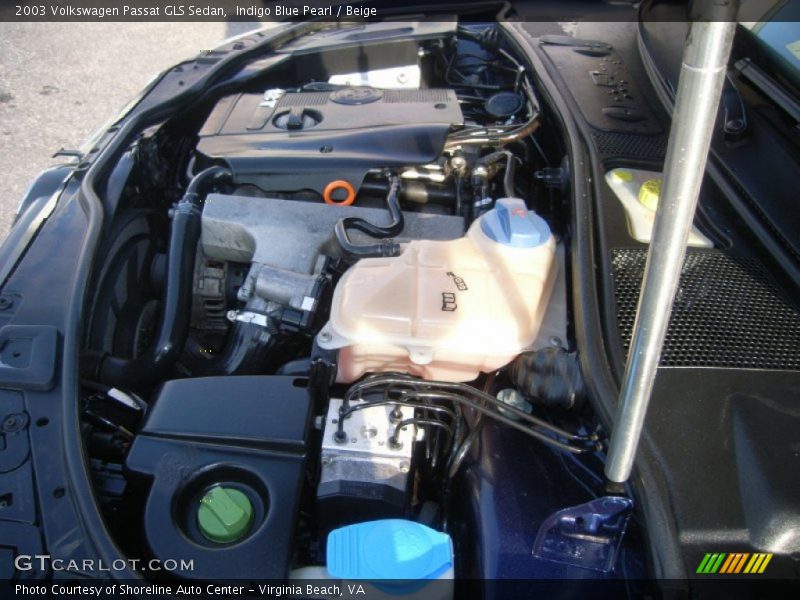 Indigo Blue Pearl / Beige 2003 Volkswagen Passat GLS Sedan