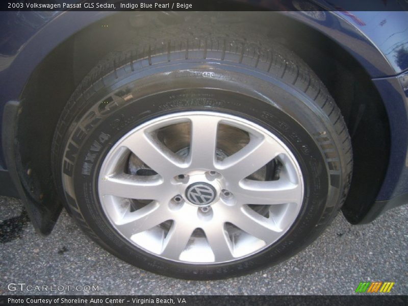 Indigo Blue Pearl / Beige 2003 Volkswagen Passat GLS Sedan