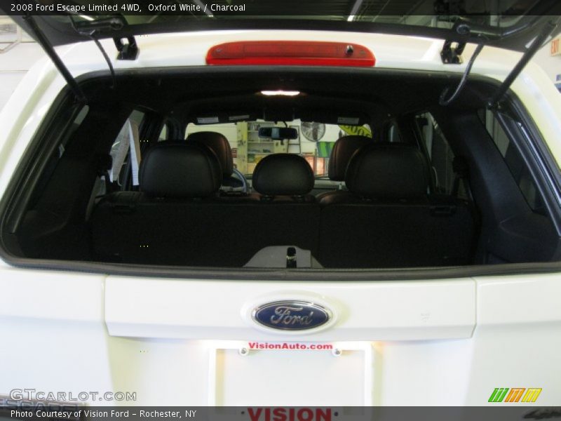 Oxford White / Charcoal 2008 Ford Escape Limited 4WD