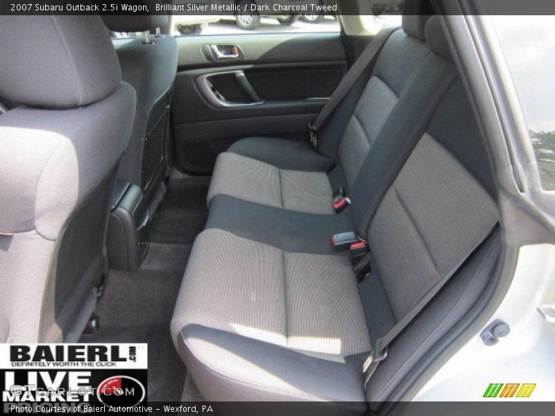 Brilliant Silver Metallic / Dark Charcoal Tweed 2007 Subaru Outback 2.5i Wagon