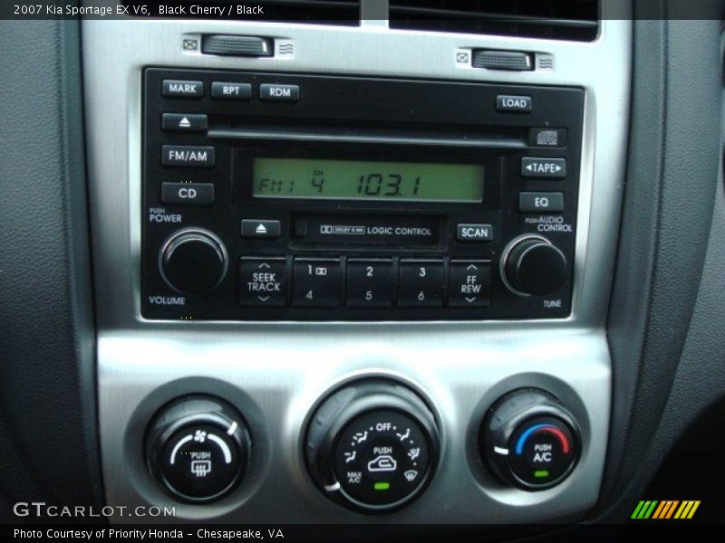 Controls of 2007 Sportage EX V6