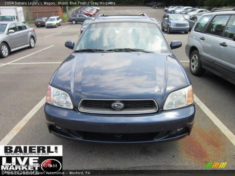Mystic Blue Pearl / Gray Moquette 2004 Subaru Legacy L Wagon