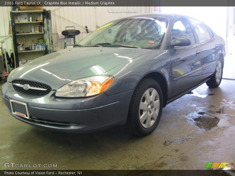 Graphite Blue Metallic / Medium Graphite 2001 Ford Taurus LX