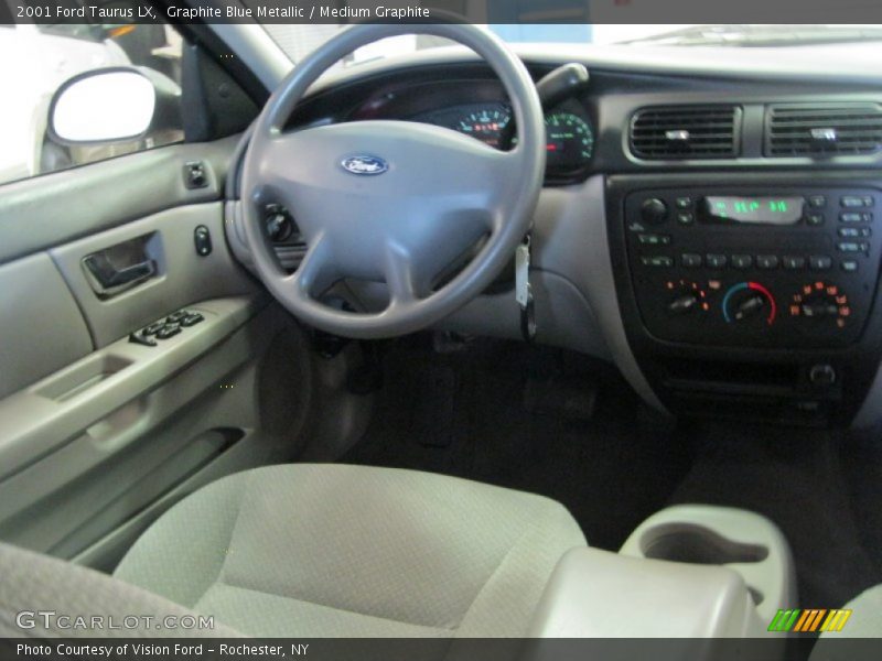Graphite Blue Metallic / Medium Graphite 2001 Ford Taurus LX