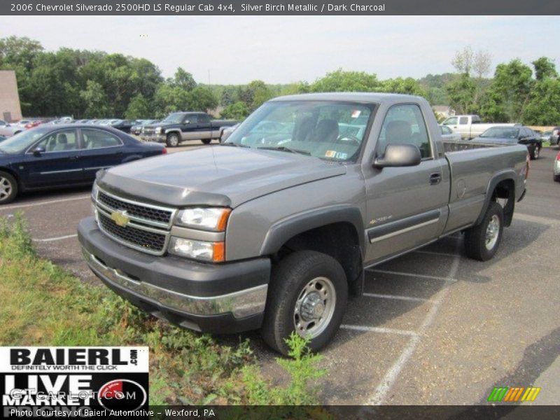 Silver Birch Metallic / Dark Charcoal 2006 Chevrolet Silverado 2500HD LS Regular Cab 4x4