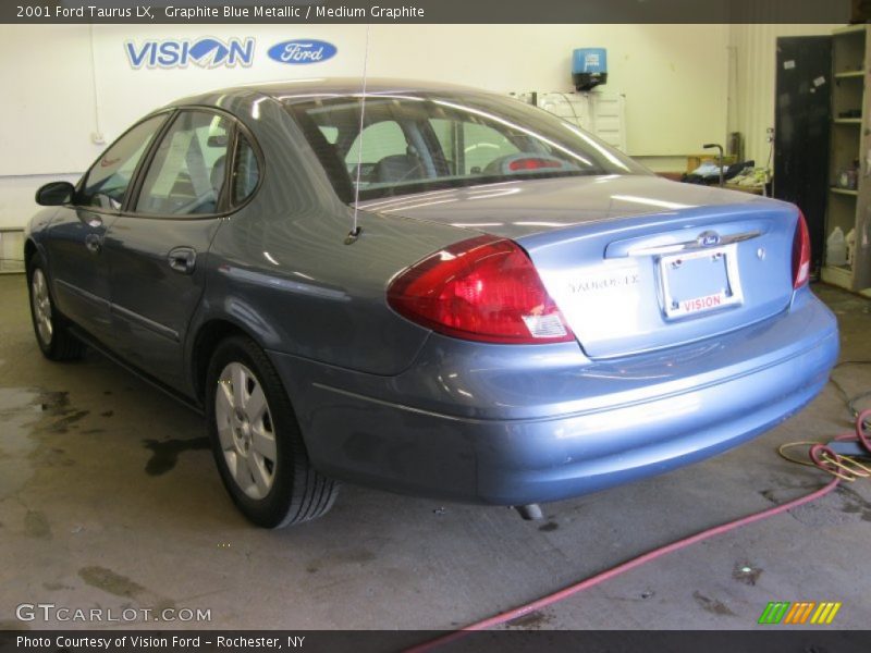 Graphite Blue Metallic / Medium Graphite 2001 Ford Taurus LX