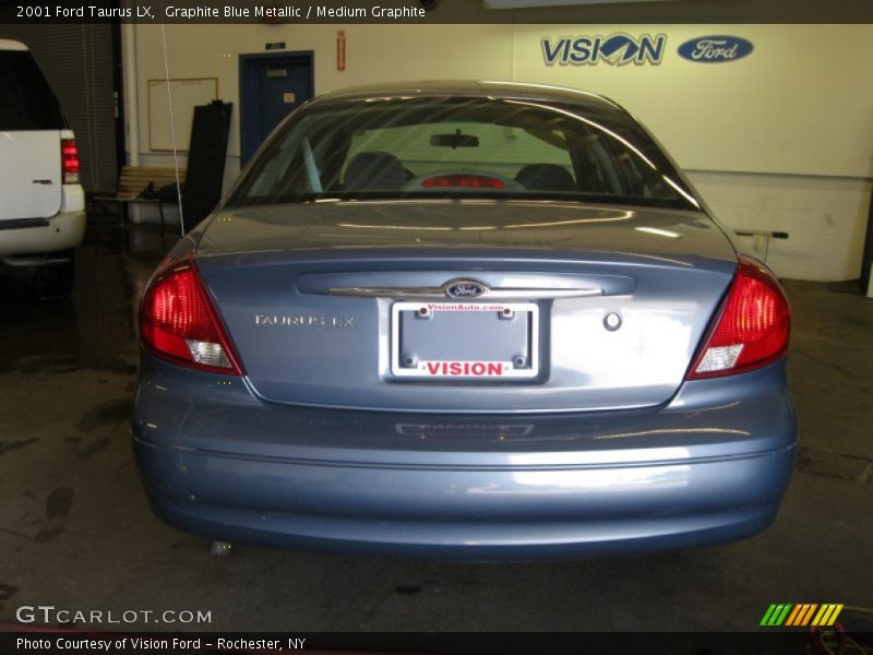 Graphite Blue Metallic / Medium Graphite 2001 Ford Taurus LX