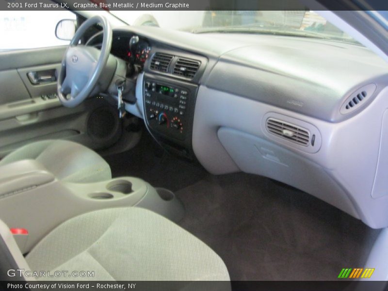 Graphite Blue Metallic / Medium Graphite 2001 Ford Taurus LX