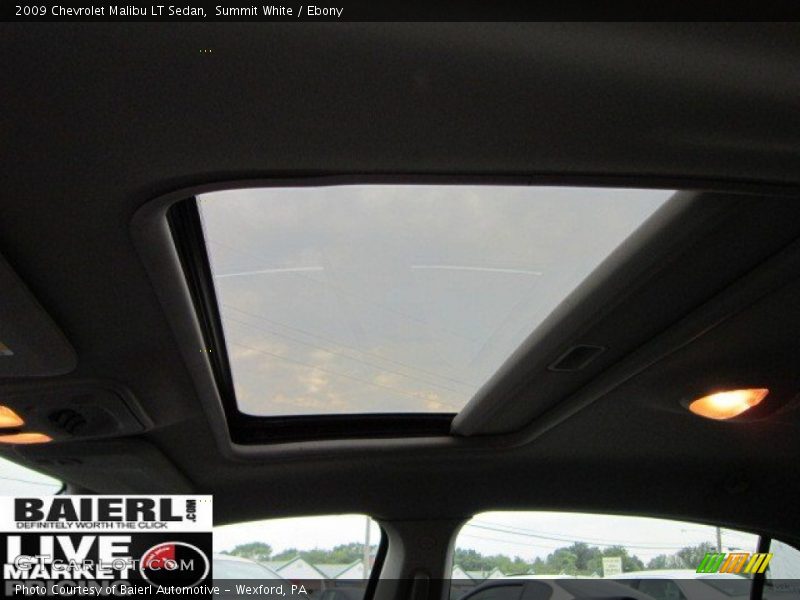 Summit White / Ebony 2009 Chevrolet Malibu LT Sedan