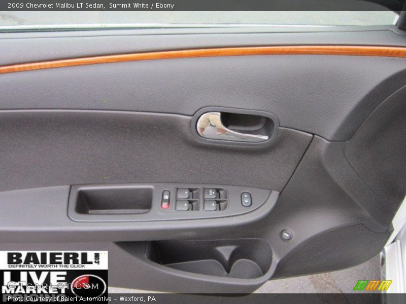 Summit White / Ebony 2009 Chevrolet Malibu LT Sedan