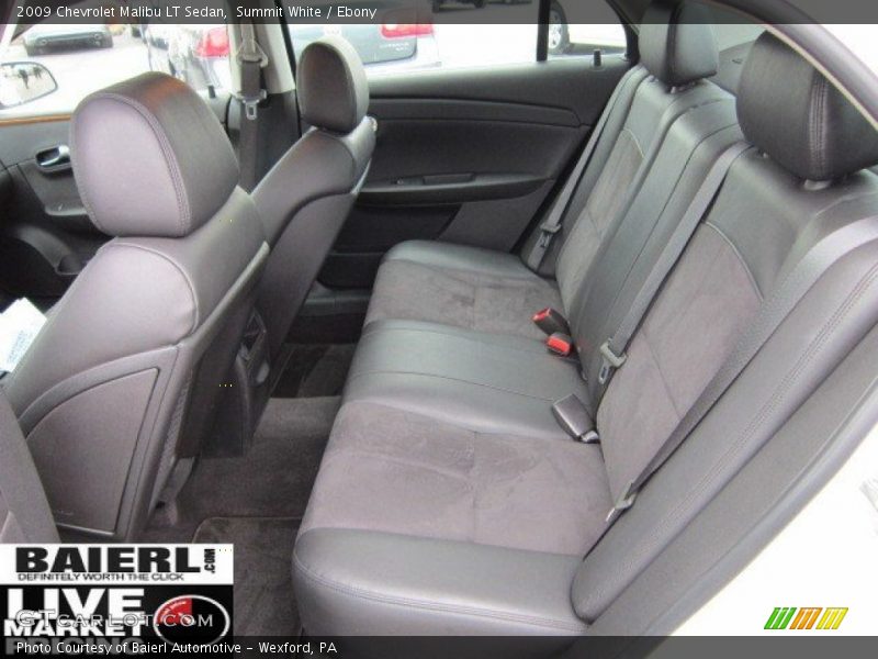Summit White / Ebony 2009 Chevrolet Malibu LT Sedan