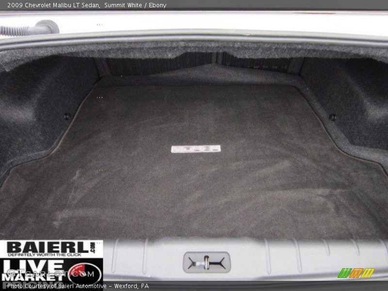 Summit White / Ebony 2009 Chevrolet Malibu LT Sedan