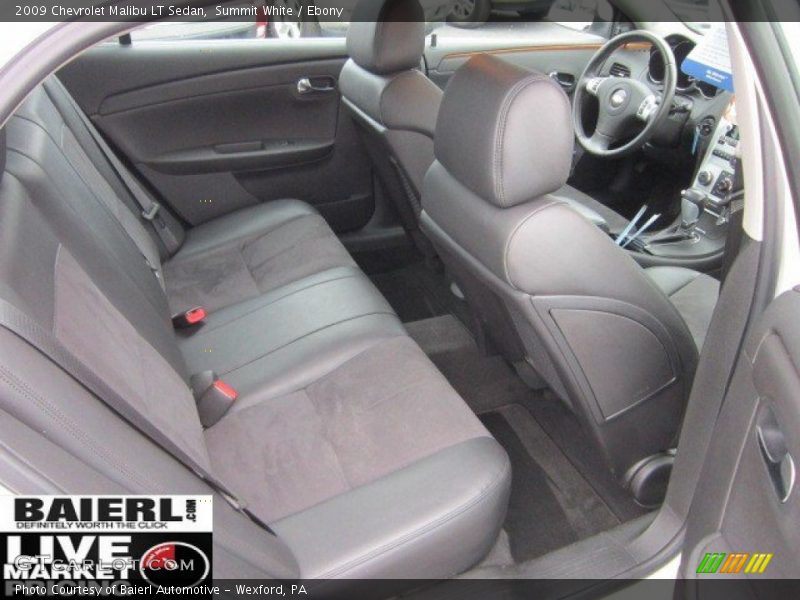 Summit White / Ebony 2009 Chevrolet Malibu LT Sedan