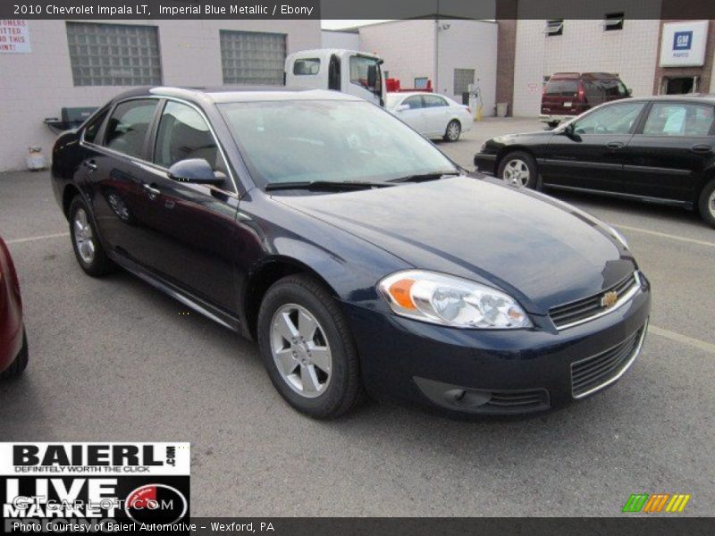 Imperial Blue Metallic / Ebony 2010 Chevrolet Impala LT