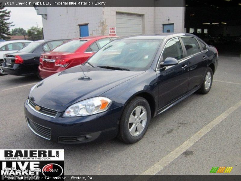 Imperial Blue Metallic / Ebony 2010 Chevrolet Impala LT