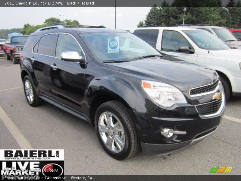 Black / Jet Black 2011 Chevrolet Equinox LTZ AWD