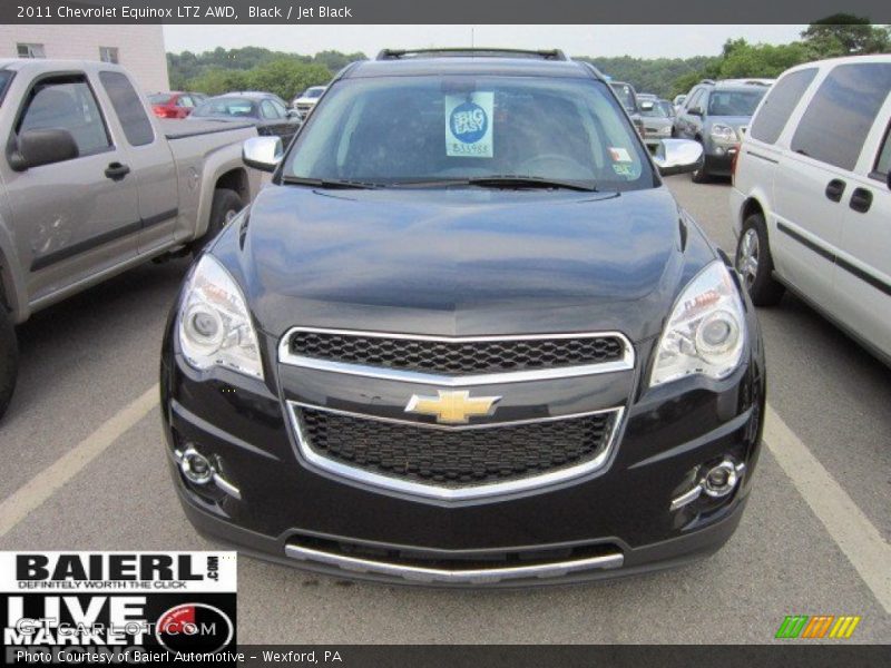 Black / Jet Black 2011 Chevrolet Equinox LTZ AWD