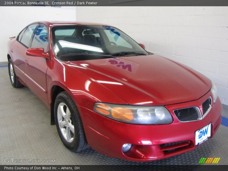 Crimson Red / Dark Pewter 2004 Pontiac Bonneville SE