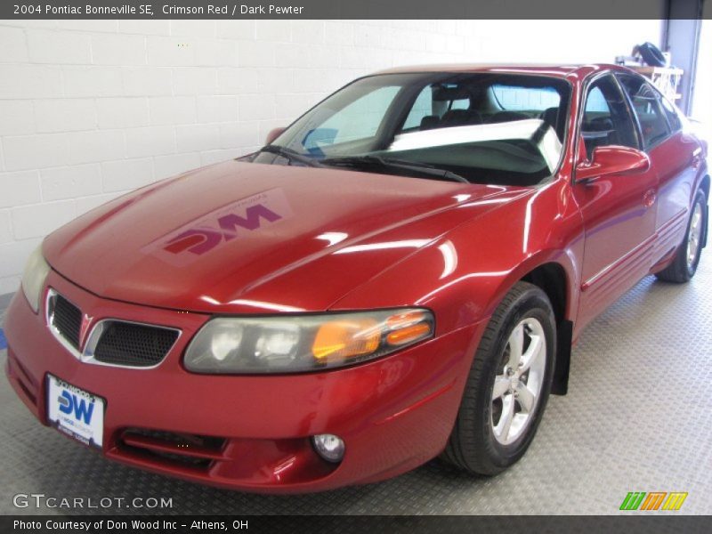 Crimson Red / Dark Pewter 2004 Pontiac Bonneville SE