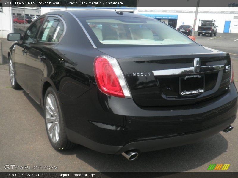 Tuxedo Black Metallic / Cashmere 2011 Lincoln MKS EcoBoost AWD
