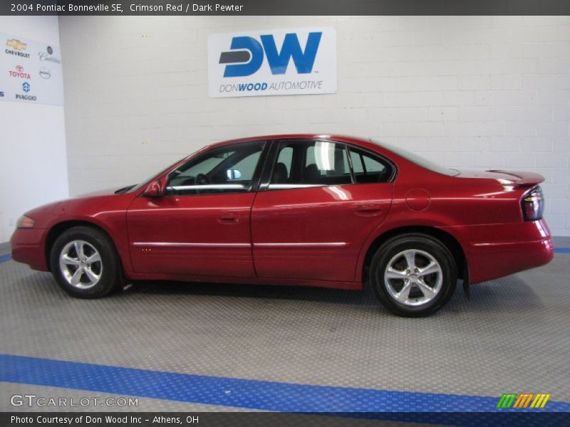 Crimson Red / Dark Pewter 2004 Pontiac Bonneville SE