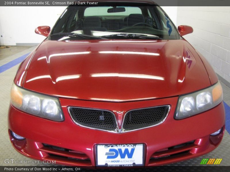 Crimson Red / Dark Pewter 2004 Pontiac Bonneville SE