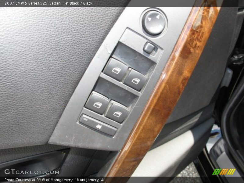 Jet Black / Black 2007 BMW 5 Series 525i Sedan