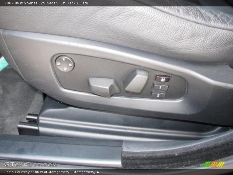 Jet Black / Black 2007 BMW 5 Series 525i Sedan