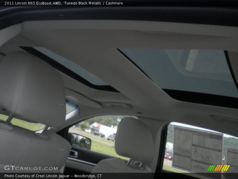 Tuxedo Black Metallic / Cashmere 2011 Lincoln MKS EcoBoost AWD