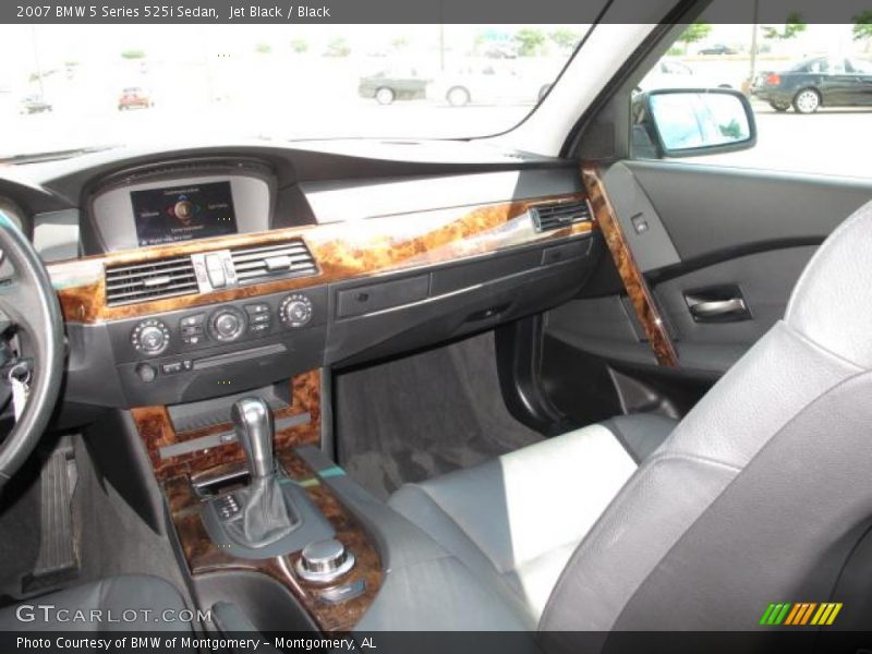 Jet Black / Black 2007 BMW 5 Series 525i Sedan