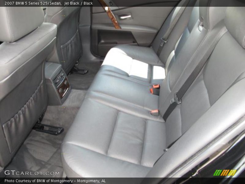 Jet Black / Black 2007 BMW 5 Series 525i Sedan