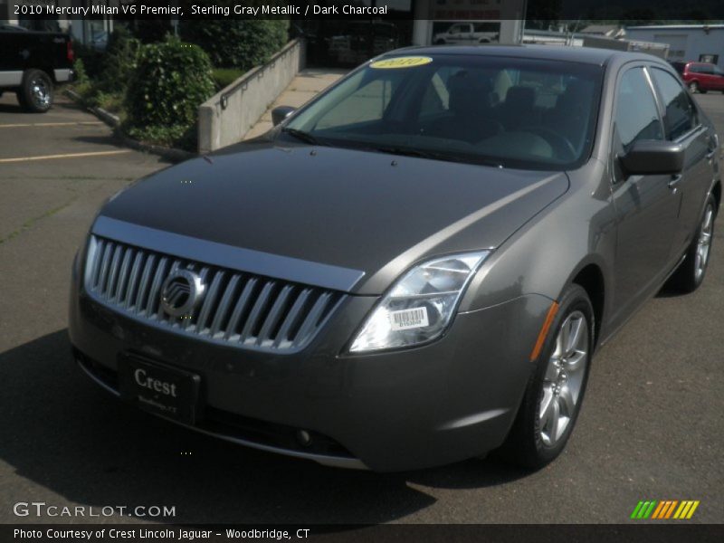 Sterling Gray Metallic / Dark Charcoal 2010 Mercury Milan V6 Premier