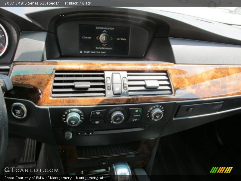 Jet Black / Black 2007 BMW 5 Series 525i Sedan